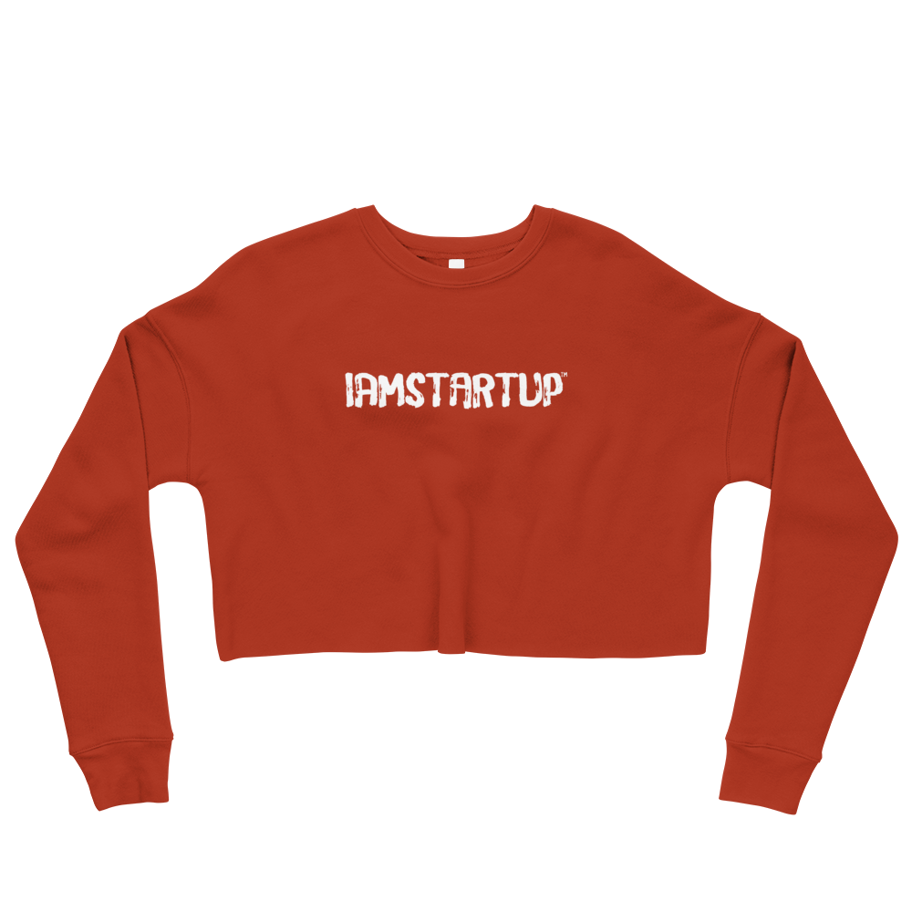 Orange cropped sweatshirt shop